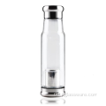 Handgemachte Wasserflasche aus Borosilikatglas